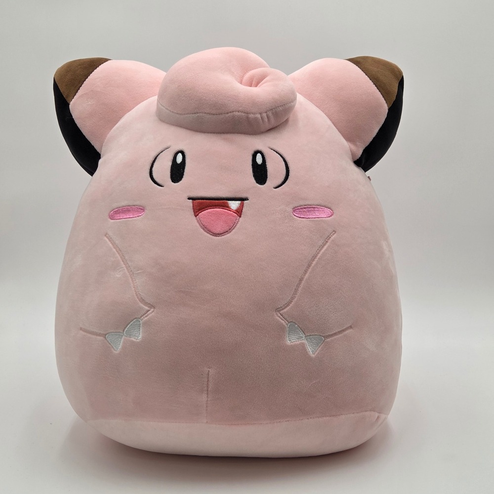 Squishmallows Pokemon 14" Clefairy Plush Super Soft Pillow 2024